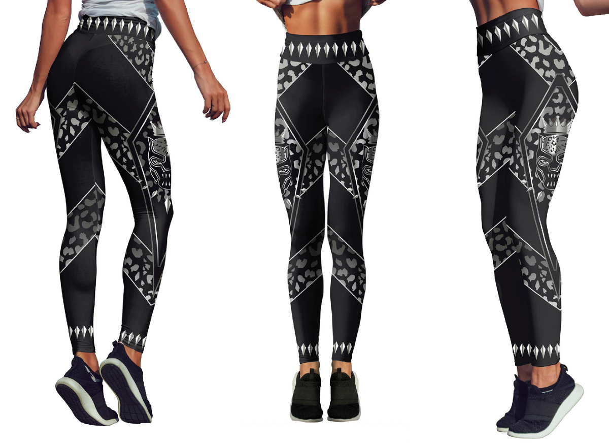 BLACK PANTHER Compression Leggings/Pants for Women – ME SUPERHERO