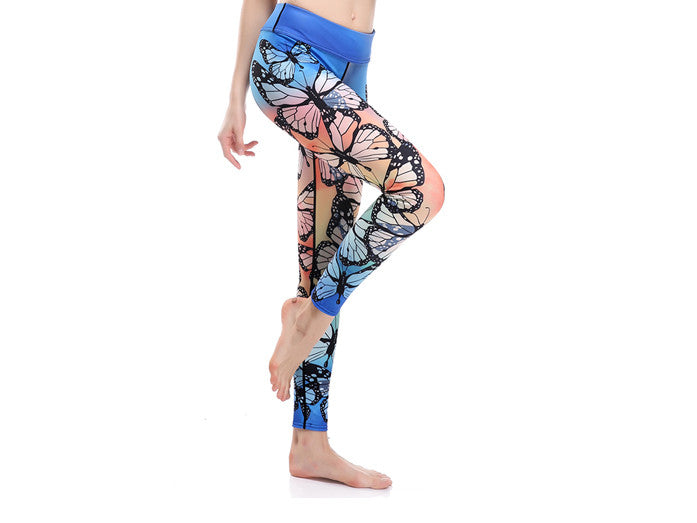 Buy Women's Buttery Soft Leggings-butterfly Printed Yoga Leggings-cute  Leggings Online in India 
