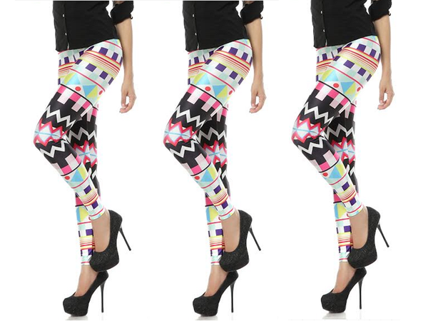 4 Fun Ways to Wear Printed Leggings | Miss Sassy Girl