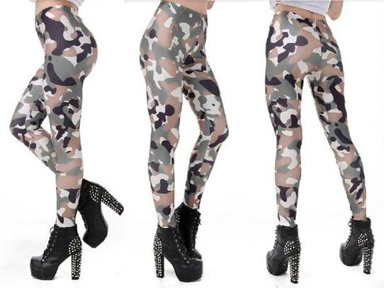 Stylish Army Print Leggings and Joggers for Women - Embrace the Camouflage  Trend in Yoga Pants