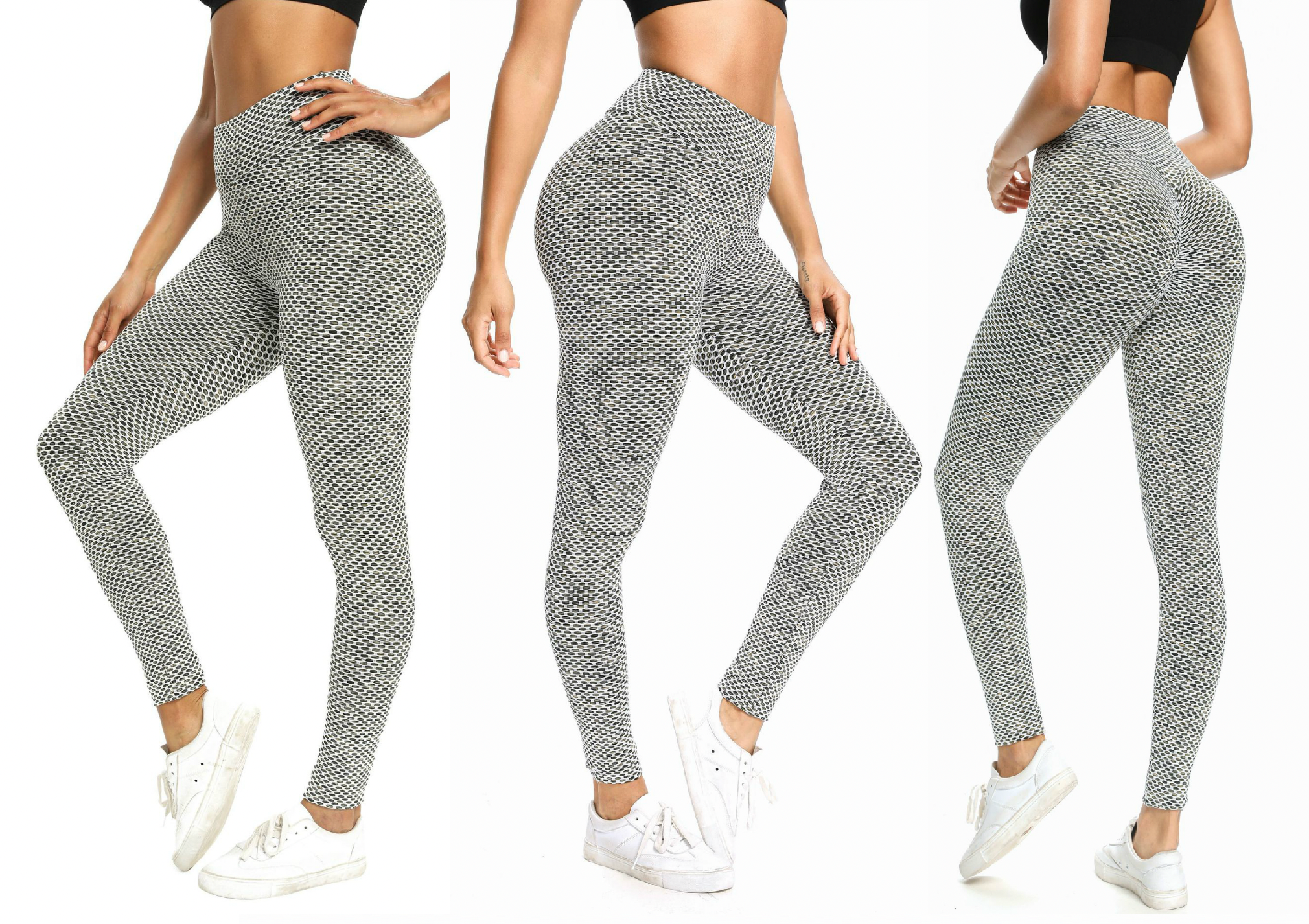 TIK Tok Leggings, Women Yoga Pants High Waisted Slimming Leggings Butt  Lifting Tummy Control Bubble Hip Lift Workout Running Tights-Grey L : Amazon.co.uk:  Fashion